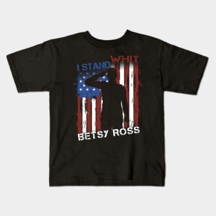 Betsy Ross Flag Kids T-Shirt